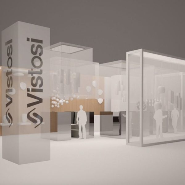 Stand Light and Building Vistosi pio e tito toso